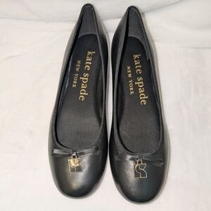 Kate Spade Dakota Charm Women's Black Ballet Flats Size 7